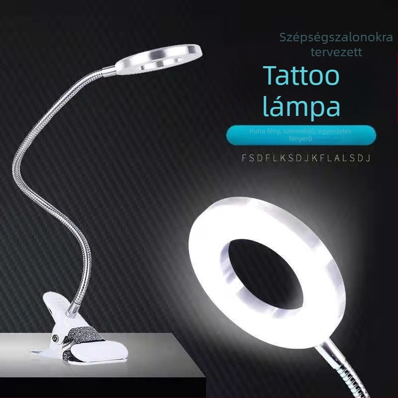 USB-ellátású LED klipszlámpa érintéses vezérléssel, CRI ≥90, fém árnyékoló, CE tanúsítvány