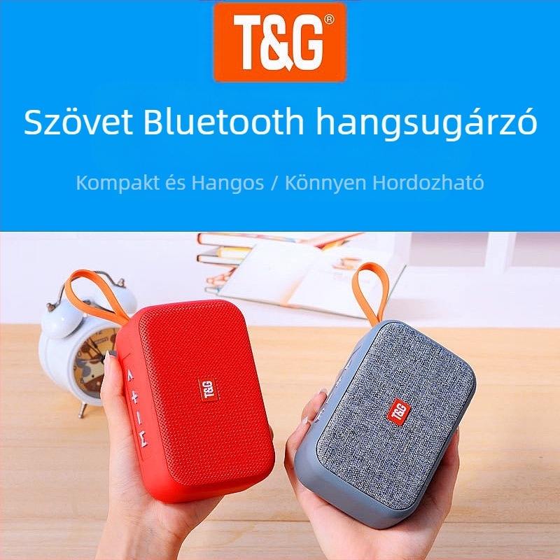 TG506 hordozható vezeték nélküli Bluetooth hangszóró, 5W kimenet, Bluetooth 4.2, beépített 300–500mAh akkumulátor, 60 Hz–15 kHz frekvenciaválasz, akár 10 m hatótávolság