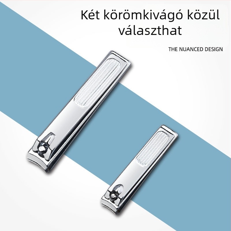 Körömkészlet rozsdamentes acélból és szénacélból, hordozható mindennapi használatra