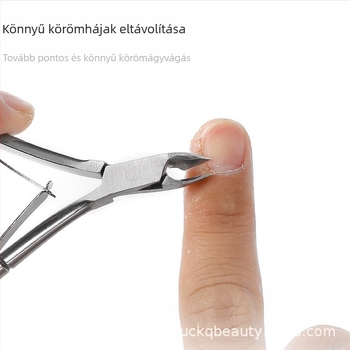D501 Professzionális manikűr eszközök – körömágyvágó olló begyökerezett körmökhöz, rozsdamentes acél, hordozható otthoni eszköz