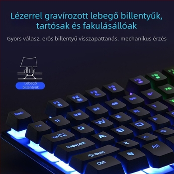 Forerunner GX30Z vezetékes billentyűzet, 87 billentyű, RGB háttérvilágítás, ABS ház, 1,5 m kábel