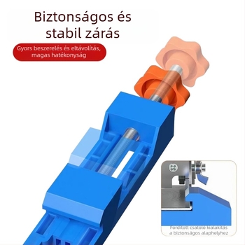 Állítható alapvezető sín vágógépekhez, 24V, kompatibilis elektromos ferde csiszolóval