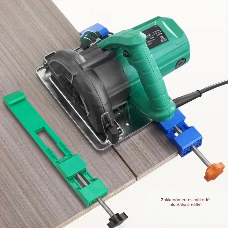 Állítható alapvezető sín vágógépekhez, 24V, kompatibilis elektromos ferde csiszolóval