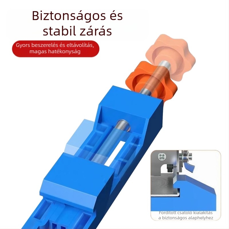 Állítható alapvezető sín vágógépekhez, 24V, kompatibilis elektromos ferde csiszolóval