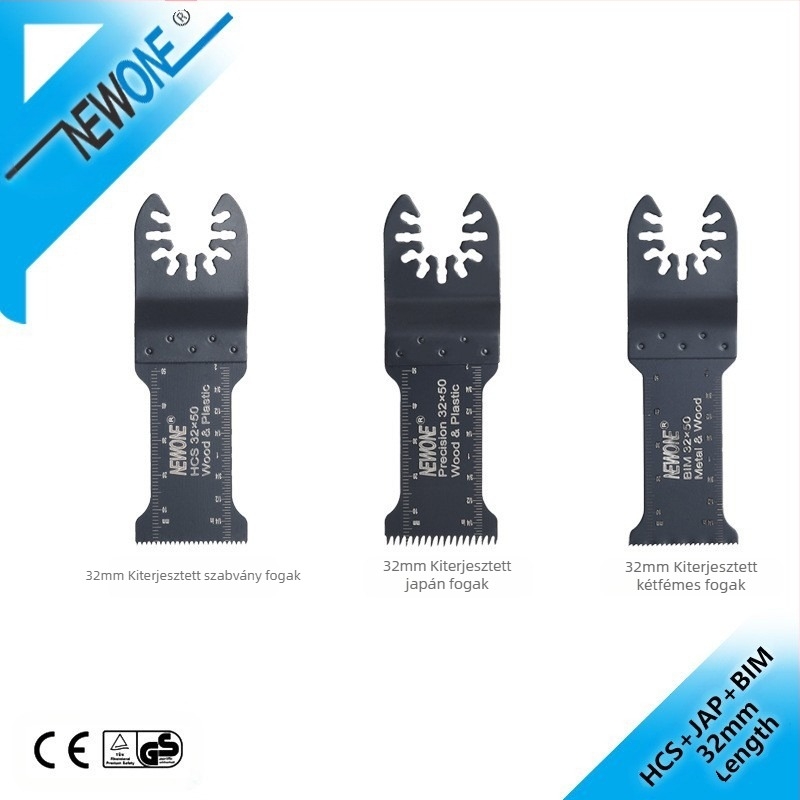 Newone univerzális hosszú egyenes fűrészlap fához és fémen – többfunkciós befejező gép kiegészítő
