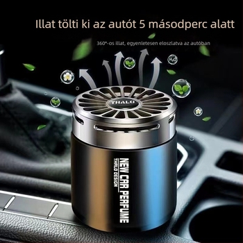 Autó aromaterápiás balzsam, Elan Xiang illat, üvegtartó, 100–200 ml, illékony idő több mint 90 nap, üléshez való rögzítés