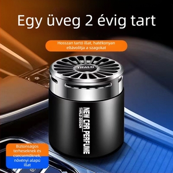 Autó aromaterápiás balzsam, Elan Xiang illat, üvegtartó, 100–200 ml, illékony idő több mint 90 nap, üléshez való rögzítés