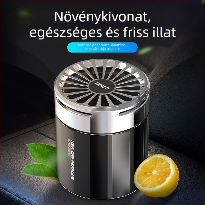 Autó aromaterápiás balzsam, Elan Xiang illat, üvegtartó, 100–200 ml, illékony idő több mint 90 nap, üléshez való rögzítés