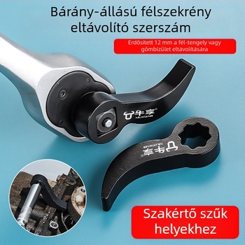 Keményített segédeszköz szarv alakú fél-összeszereléshez – hexagon fej, magas széntartalmú acél, Enjoy