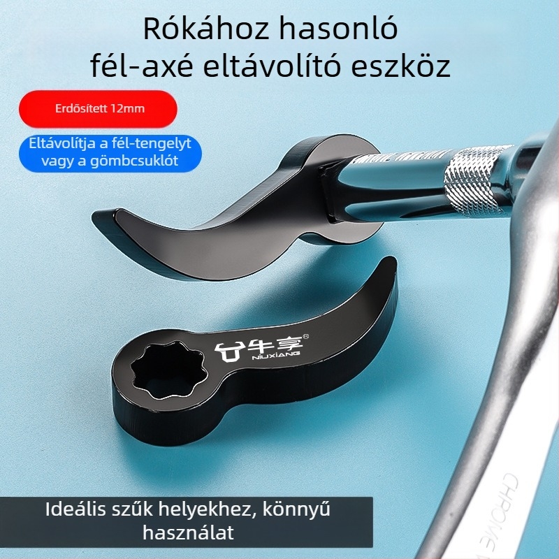 Keményített segédeszköz szarv alakú fél-összeszereléshez – hexagon fej, magas széntartalmú acél, Enjoy