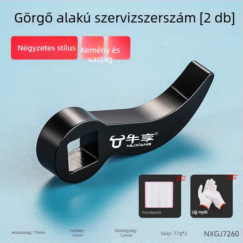 Keményített segédeszköz szarv alakú fél-összeszereléshez – hexagon fej, magas széntartalmú acél, Enjoy