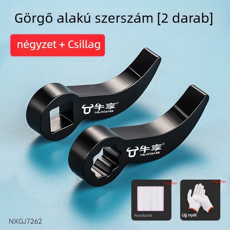 Keményített segédeszköz szarv alakú fél-összeszereléshez – hexagon fej, magas széntartalmú acél, Enjoy