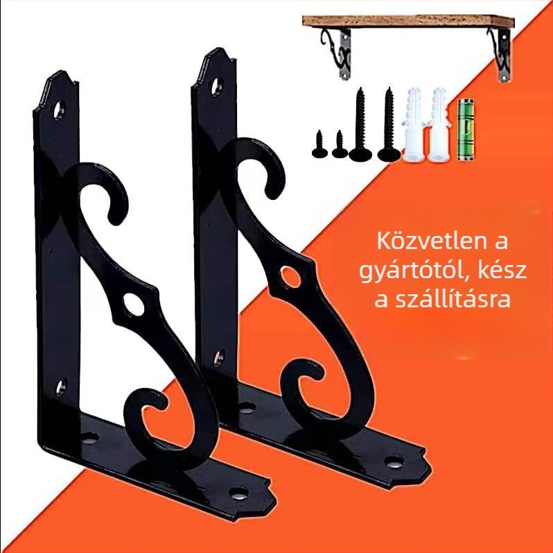 Vasból készült háromszög alakú fali konzol, S-típusú négyszögletes fej, WY--ZJ-A99, Weiye, modern minimalist stílus, préselési folyamat