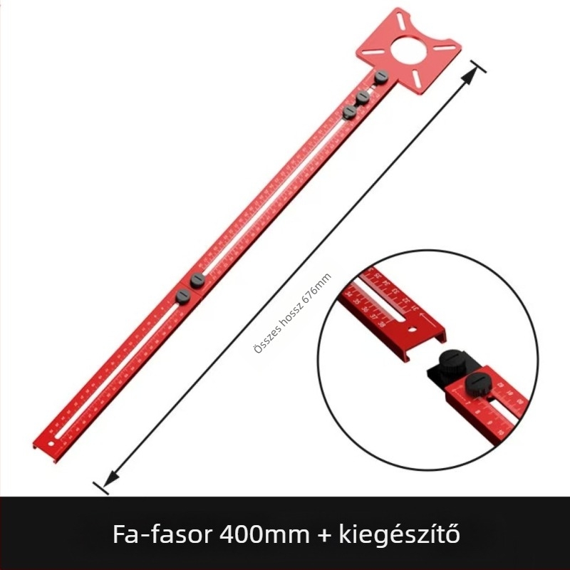 Extra vastag alumíniumötvözetből készült körkörös furó- és maróeszköz fame, állítható hornyázás és pozícionálás