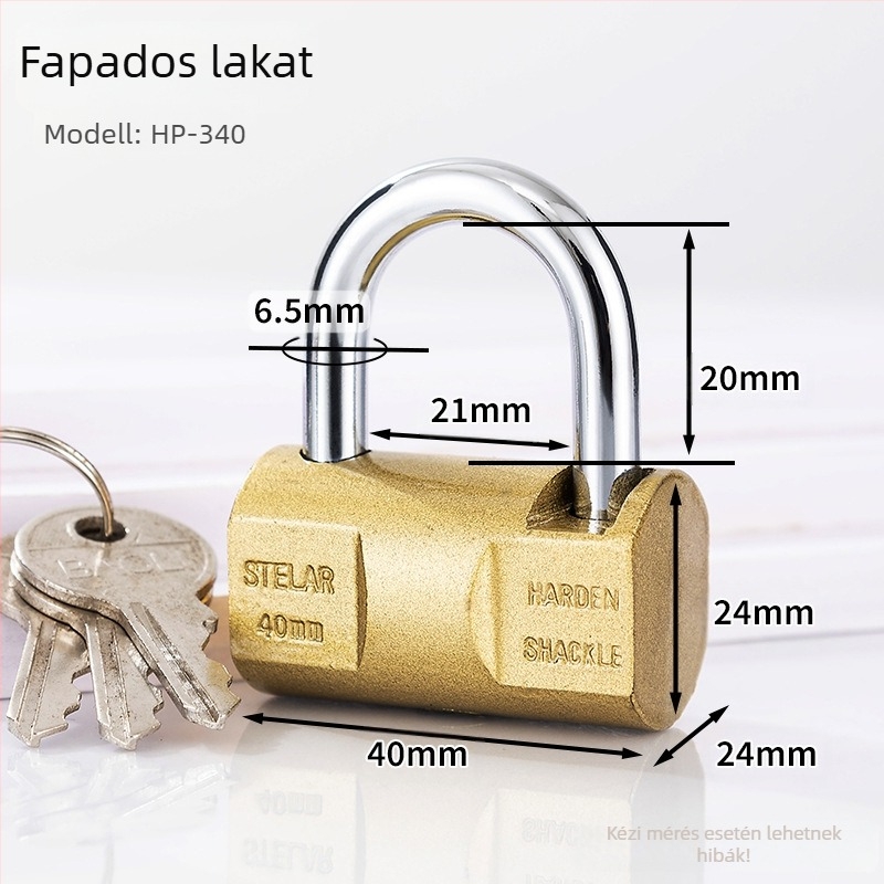Biztonsági lakat HP, vas, Poly márka, univerzális felhasználás, új kínai stílus