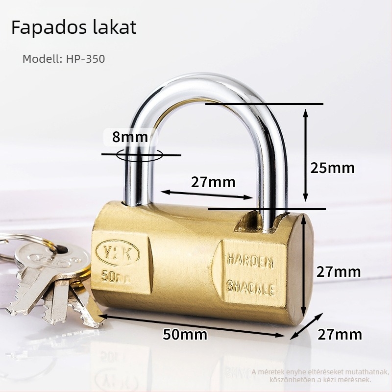 Biztonsági lakat HP, vas, Poly márka, univerzális felhasználás, új kínai stílus