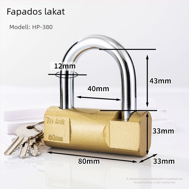 Biztonsági lakat HP, vas, Poly márka, univerzális felhasználás, új kínai stílus