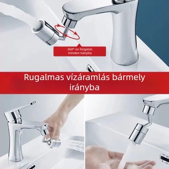 Konyhai mosogatócsaptelep réz szeleppel, csavaros szerelés, 0–100°C működési tartomány, 200 psi névleges nyomás, kettős felépítés