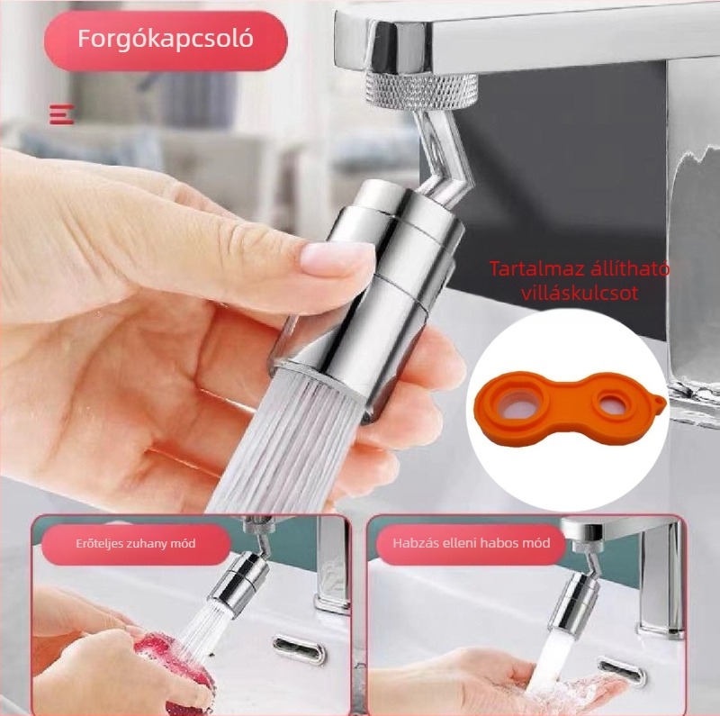 Konyhai mosogatócsaptelep réz szeleppel, csavaros szerelés, 0–100°C működési tartomány, 200 psi névleges nyomás, kettős felépítés