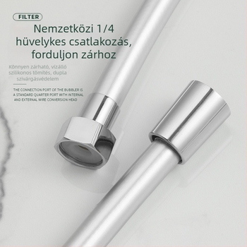 Zuhanycső PVC robbanásbiztos, vastagított kivitel, modell JM-PVcrg1, márka YJM, működési hőmérséklet 0–90°C, egyszerű telepítés