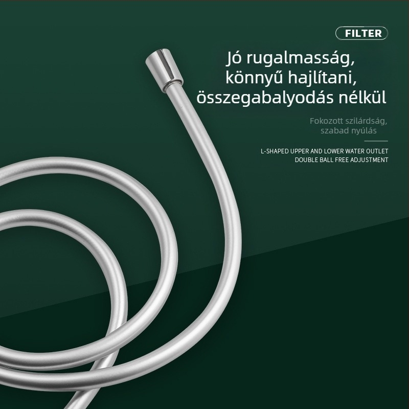 Zuhanycső PVC robbanásbiztos, vastagított kivitel, modell JM-PVcrg1, márka YJM, működési hőmérséklet 0–90°C, egyszerű telepítés