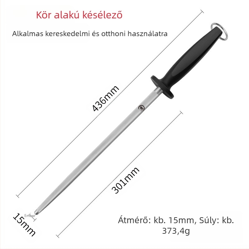 Gyémánt élező rúd késekhez személyre szabási lehetőséggel és magáncímkével.