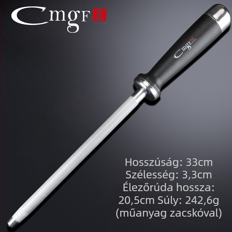 Gyémánt élező rúd késekhez személyre szabási lehetőséggel és magáncímkével.