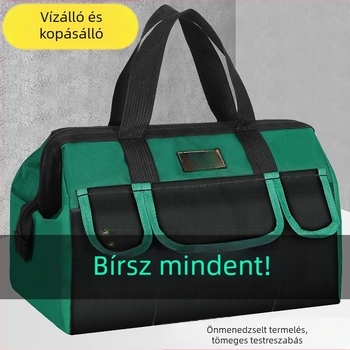 Villanyszerelő eszköztáska - kopásálló, extra vastag, hordozható, faipari tároló