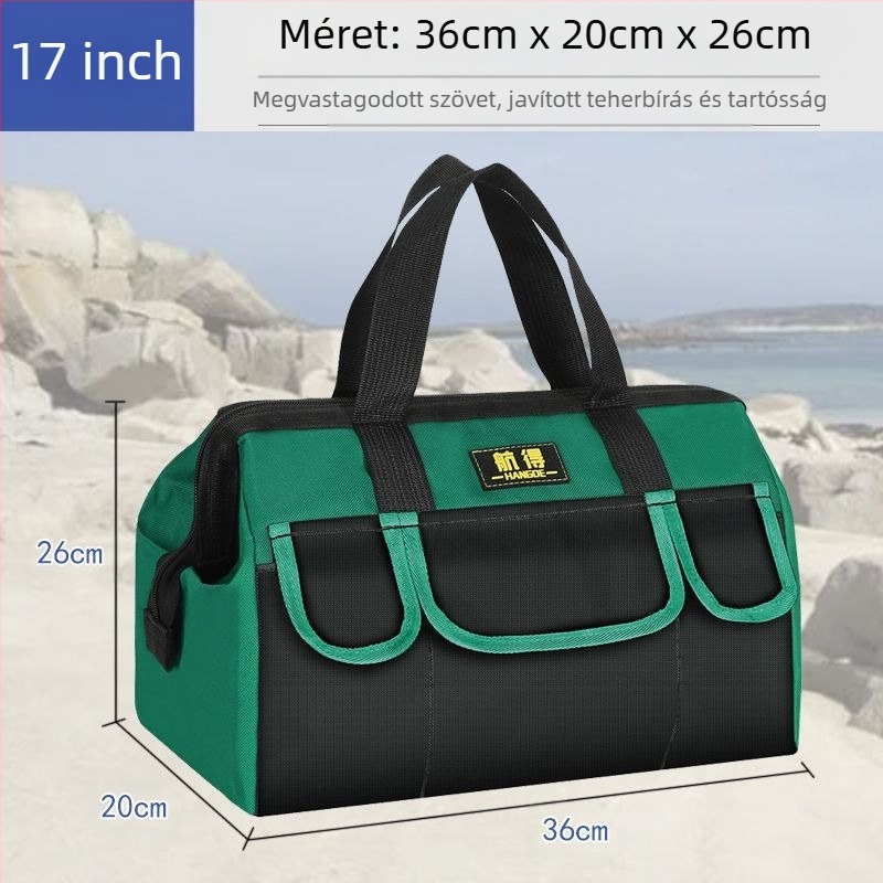 Villanyszerelő eszköztáska - kopásálló, extra vastag, hordozható, faipari tároló