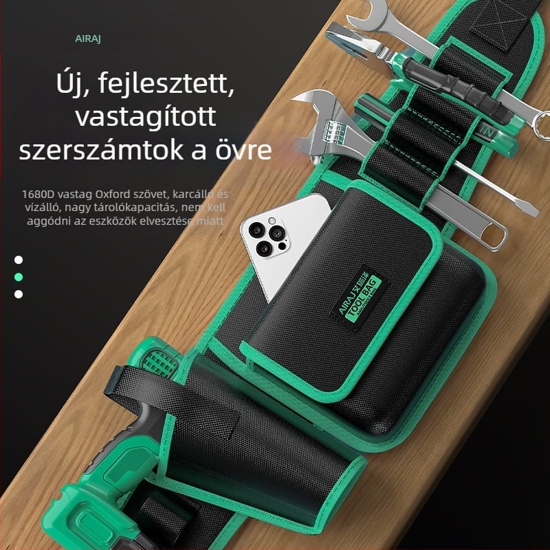 Arrizo szerszámöv – Multifunkcionális deréktáska villanyszerelőknek