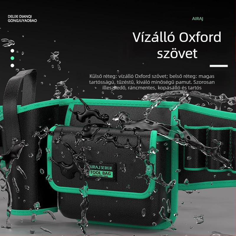 Arrizo szerszámöv – Multifunkcionális deréktáska villanyszerelőknek