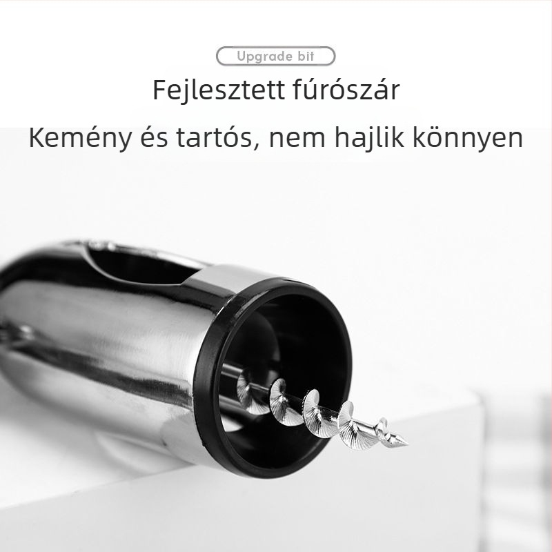 Üvegnyitó cink ötvözetből és rozsdamentes acélból, többfunkciós, modern minimális kialakítás, 2019-es kiadás