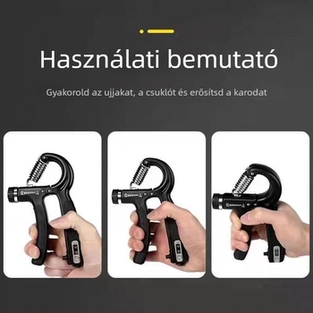 Fogóerősítő – ujjak és csukló erejének edzése, rugófeszítés, PP-korpusz, Típus R