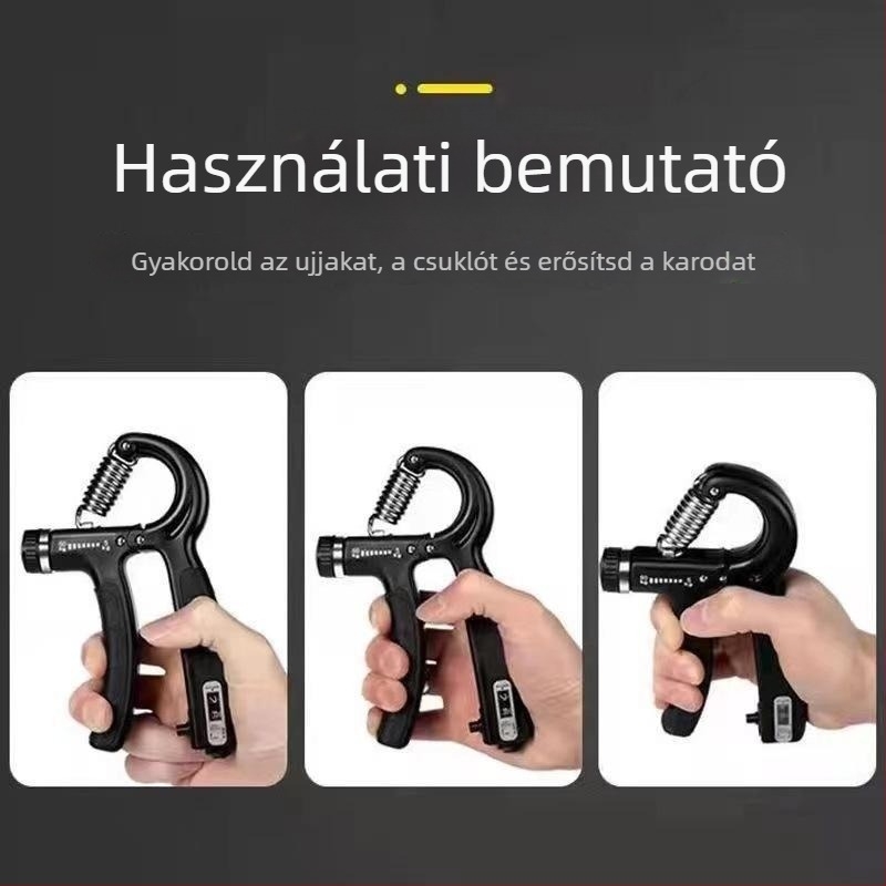 Fogóerősítő – ujjak és csukló erejének edzése, rugófeszítés, PP-korpusz, Típus R