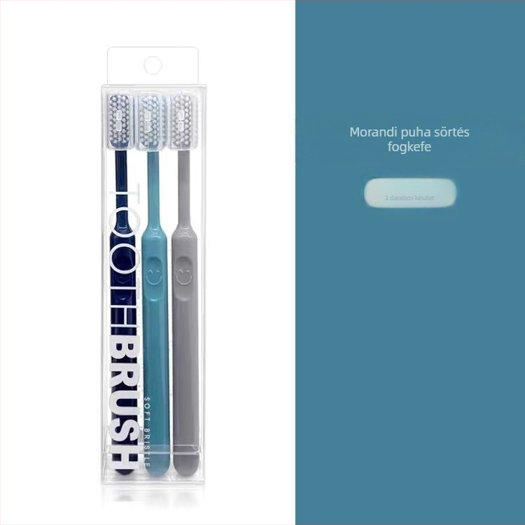 GOGOMGL Felnőtteknek szóló fogkefék készlete – Lágy sörték, 10 darab, Manuális fogkefe