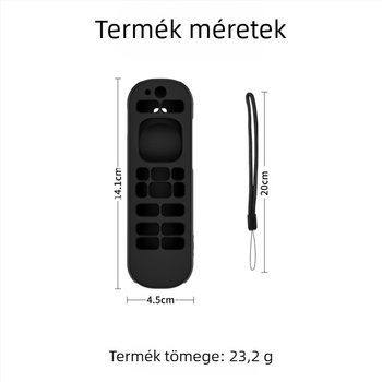 Szilikon távirányítóvédő borítás a TCL Roku Voice Remote Pro 2. kiadás (RCB1R) – teljes védelem, ütésálló