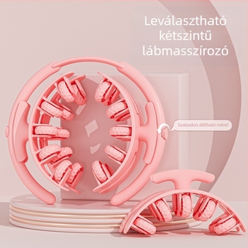 Hordozható lábmasszírozó görgő – állítható, 700 g, ideális edzéshez és testmasszázshoz