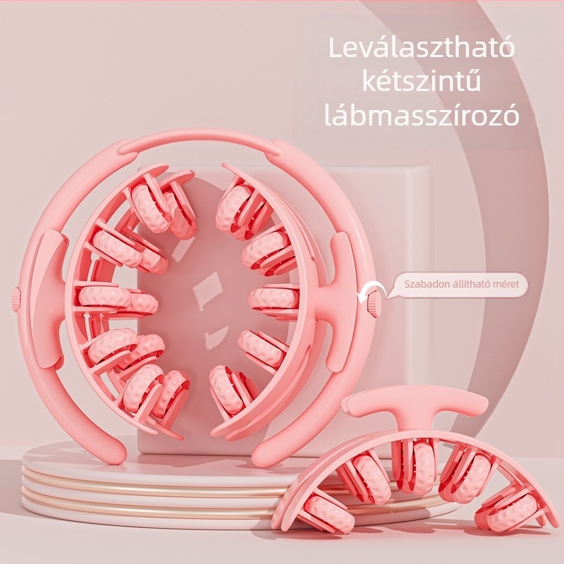 Hordozható lábmasszírozó görgő – állítható, 700 g, ideális edzéshez és testmasszázshoz