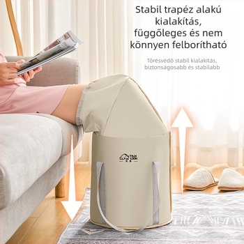 Összecsukható lábfürdő kád, nylon anyagú, összecsukható kialakítás, Discovery márka, felnőtteknek