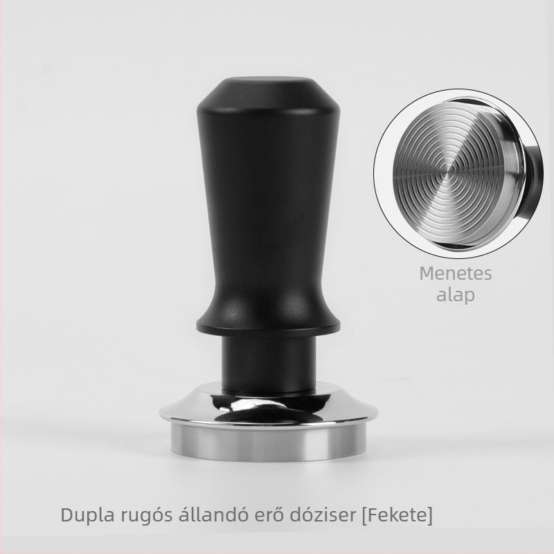 Kávépor prés rozsdamentes acélból, 450 g, modern minimalist dizájn, irodának, otthonnak, kávézókba és bárba