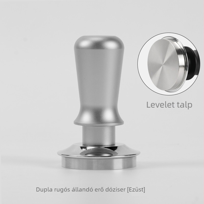 Kávépor prés rozsdamentes acélból, 450 g, modern minimalist dizájn, irodának, otthonnak, kávézókba és bárba