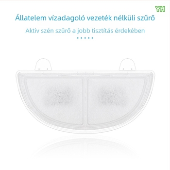 Vezeték nélküli macska vízadagolóhoz szűrőelem, több szűrő a víz tisztításáért; anyag: nem szövött textil