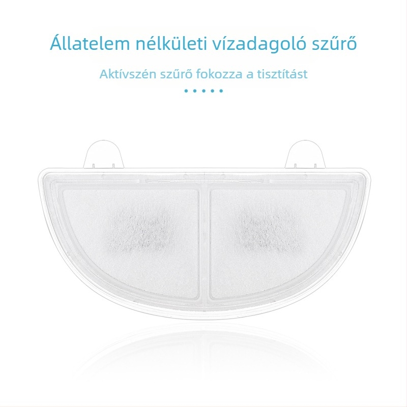 Vezeték nélküli macska vízadagolóhoz szűrőelem, több szűrő a víz tisztításáért; anyag: nem szövött textil