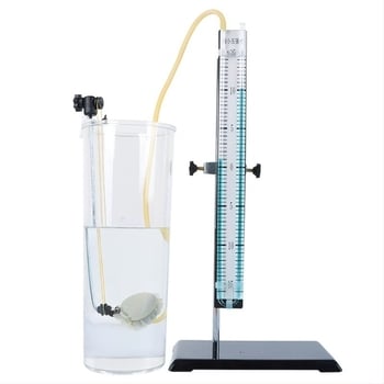 Oktatási segédeszközök: Folyadék belső nyomás kísérleti készlet, átlátszó tartály, középiskolai fizika, beltéri használatra, anyaga: fém-műanyag