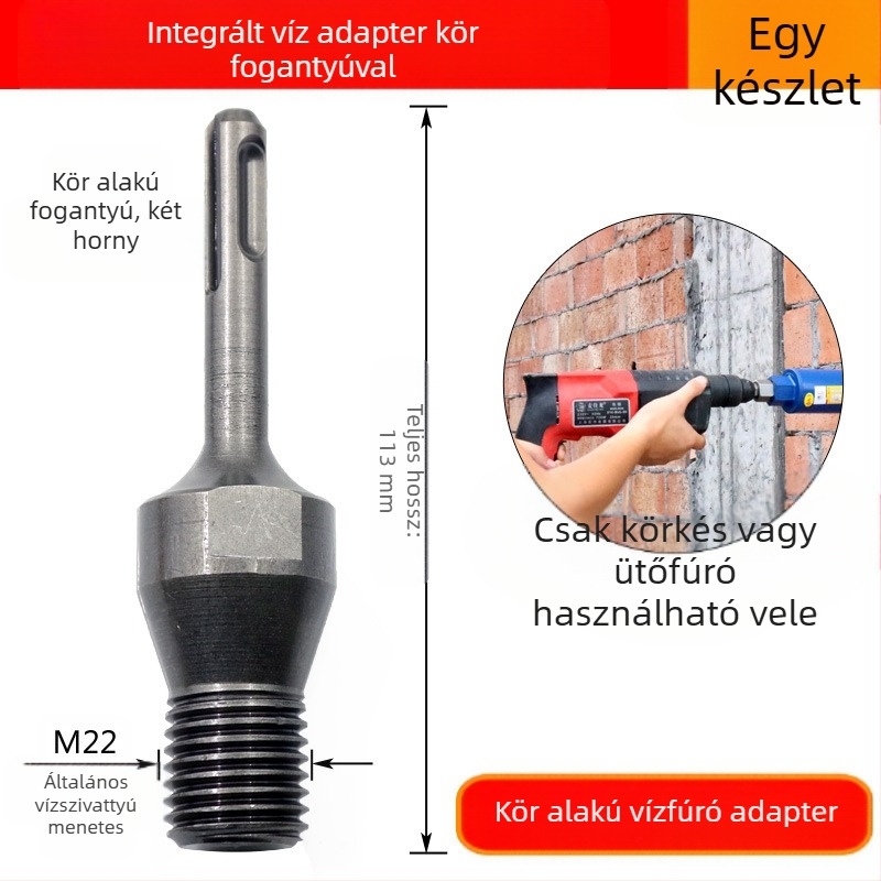 Fu Xin rhinestone átalakító rúd négyszögletes nyeletű, 100 mm hosszú, integrált csatlakozó elektromos kalapácshoz