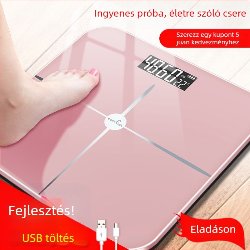 Elektronikus mérleg – testsúly mérés, 180 kg, Earlyfish