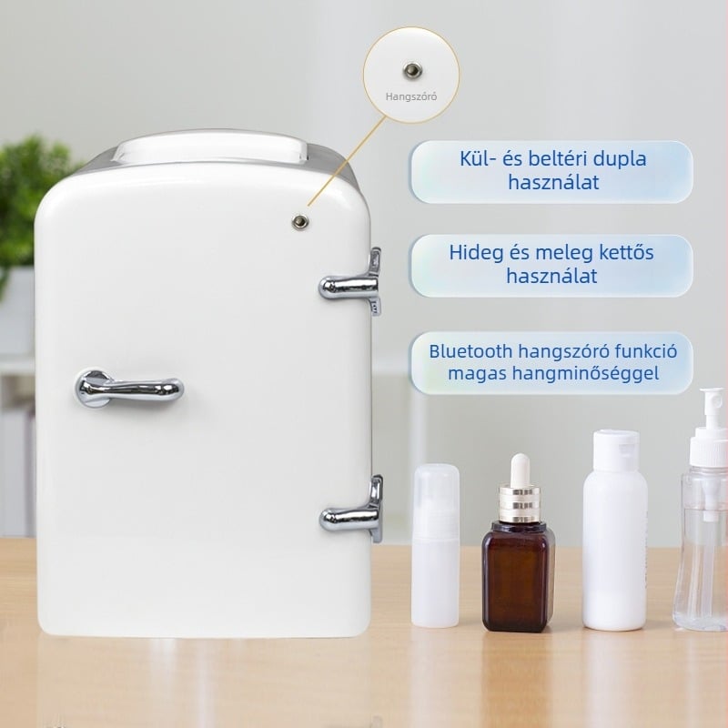 Félvezető autó- és otthoni hűtő; 5 L-ig; 40W; 100–204V; kettős használat
