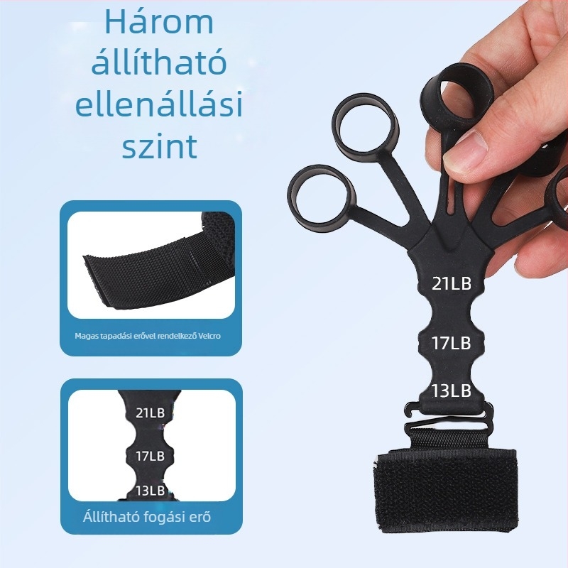 Szilikon ujjak edző a fogás erőért – edzőeszköz felnőtteknek