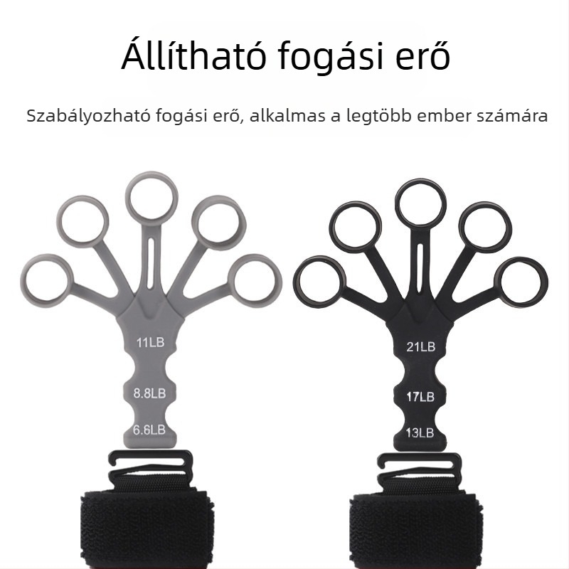 Szilikon ujjak edző a fogás erőért – edzőeszköz felnőtteknek