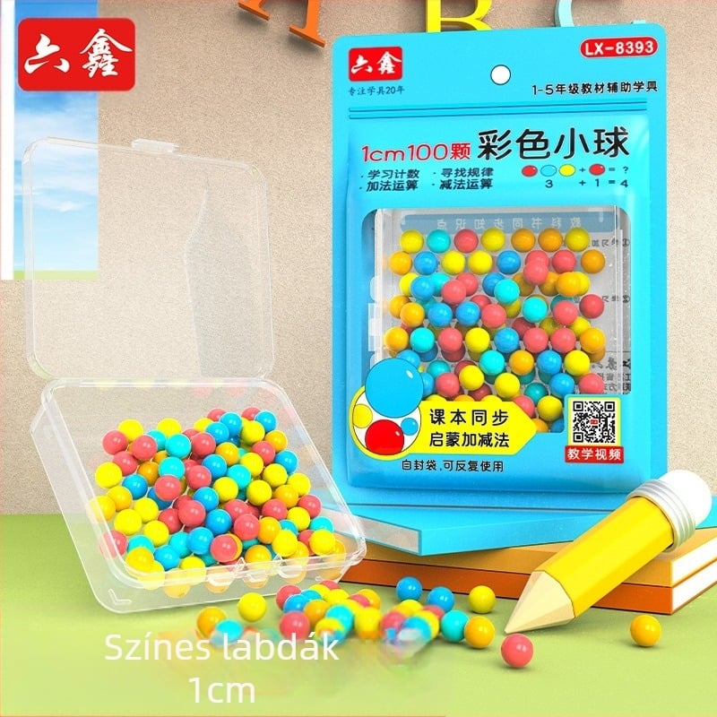 Youcai műanyag számoló golyók általános iskolai matematikához – tanítási segédeszközök valószínűségi feladatokhoz